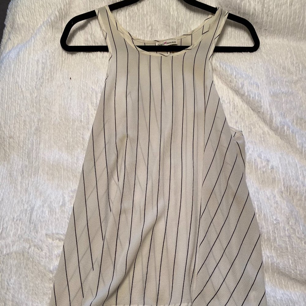 Striped Flowy Tank Top